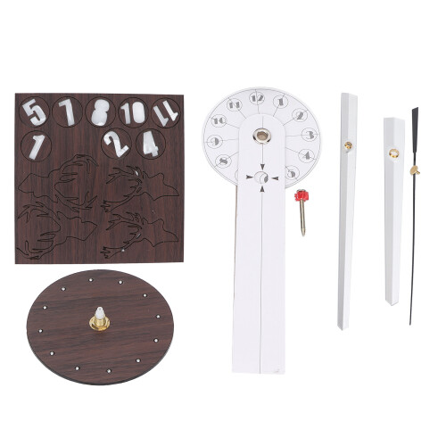 Frameless Acrylic Wall Clock – 10cm DIY Silent Clock 1