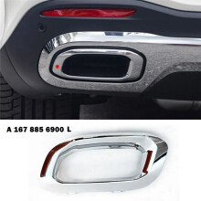 A 1678856900 a 1678857000 Tailpipe Bright Frame Exhaust Cover Car for GLE C167 V167 GLS X167 W167 GLC X253