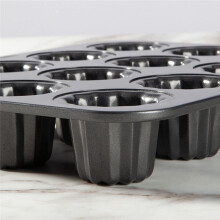 12-WnęKa Canele Foremka do Ciasta NieprzywierająCa Canele Muffin Pieczenie Babeczki Formy do Pieczenia Puddingu w Piekarniku