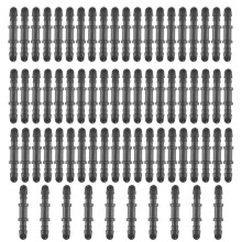 70 Pack Drip Irrigation Universal 1/4 inch Barbed Coupling Fitting, Barbed Connectors for 1/4 inch Drip Tubing