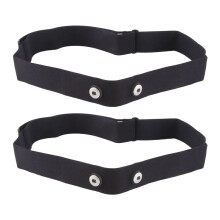 2Pcs Elastic Heart Rate Chest Strap Bands for Geonaute Wahoo Magene Bryton Coospo Heart Rate Sensor Chest Belt