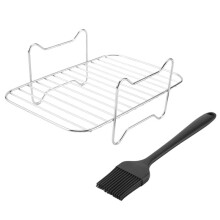 Support de Friteuse à Air pour Friteuses à Air à Double Panier, Accessoires de Friteuse à Air Compatibles pour Foodi DZ201/401