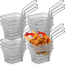 Cesta para FreíR, Soporte para Patatas Fritas,  Cesta para Patatas Fritas,Cestas de Comida para Servir,Soporte Reutilizable para Patatas Fritas,