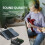 Audio Mixer with 2 Wireless Microphone 4 Channel UHF USB Delay Repaeat Effect Sound Mixing Console for PC Recording US 10