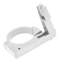Litepro Sp8 Adaptador de Cambio Delantero de Bicicleta Plegable Base de Montaje de ConversióN Anillo de Abrazadera de 40 Mm Piezas de Ciclismo BMX