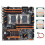 X99 Dual CPU Motherboard LGA2011 Support DDR4 ECC Memory Computer Motherboard+2XE5 2650 V3 CPU+ Cable 1