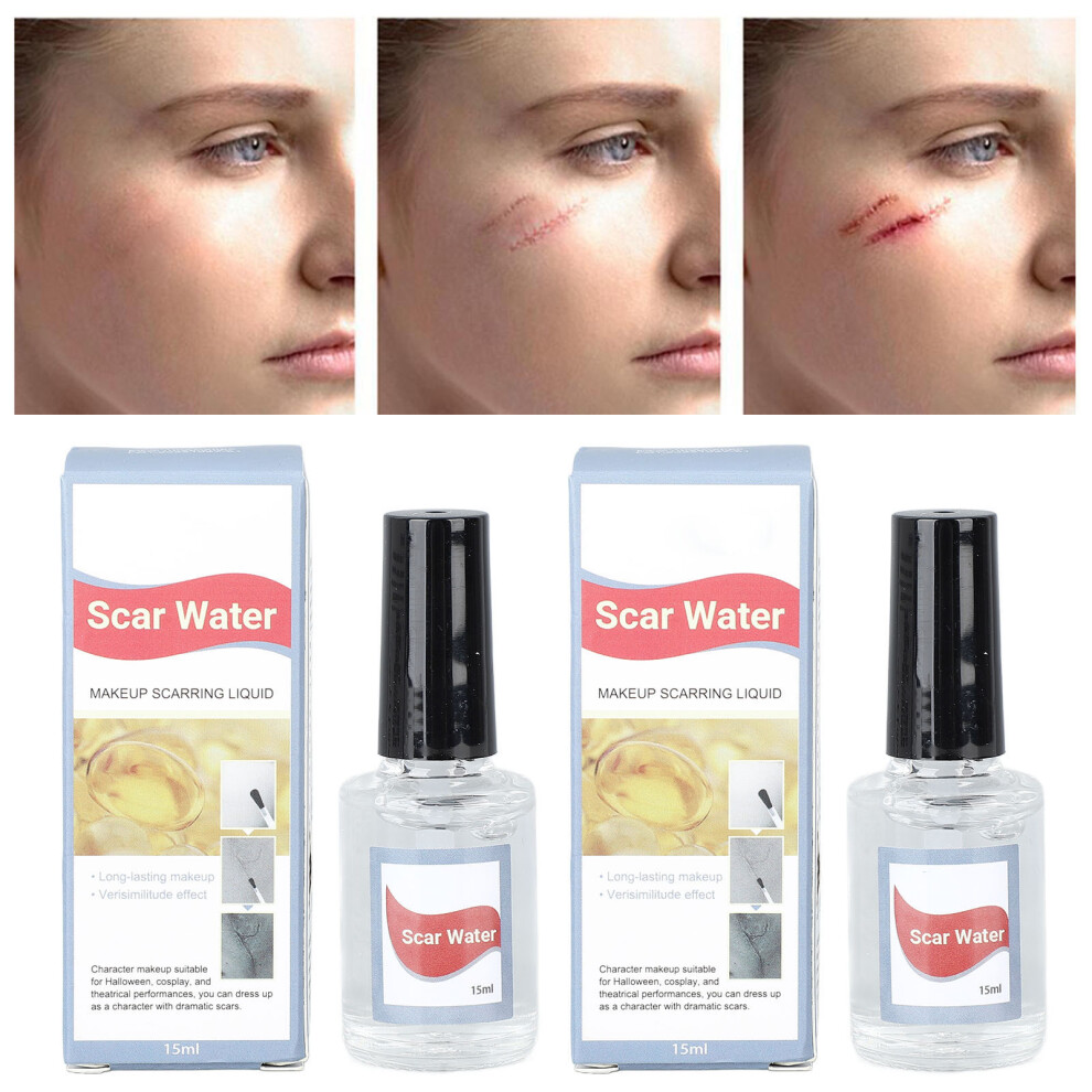 15ml x 2 Scar Makeup Liquid for Realistic Halloween Costume Effects