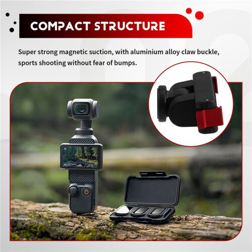 for  OSMO 360 Magnetic Adapter Quick-Release Plate Universal Adapter Port for  Action 5 Pro Camera Accessories 2