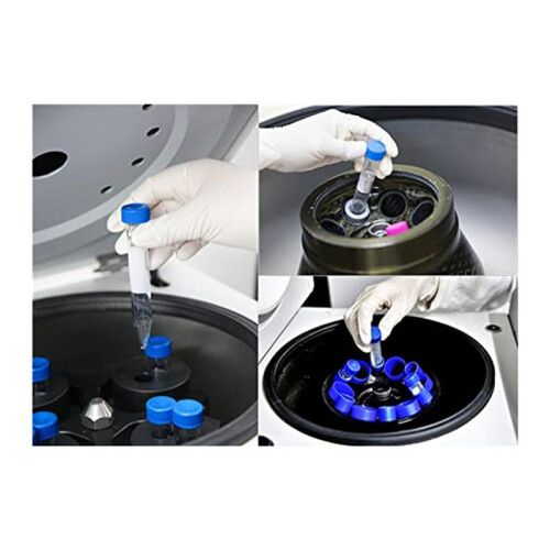 Conical Centrifuge Tubes 15ML, 100 Pcs Sterile Plastic Test Tubes with Screw Caps, Polypropylene Container 2