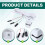 2M Portable LED Lights Computer Desktop  PC External Start Power /Off Button Extension Cable, RGB Light 5