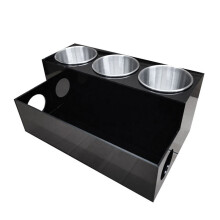 Organizzatore per Strumenti per Capelli Asciugacapelli da Banco nel Acrilico e Supporto per Lo Styling Articoli da Toeletta per Trucco Supporto per