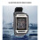 Rectangular Digital Sports Watch Waterproof Luminous Large Screen Black 9