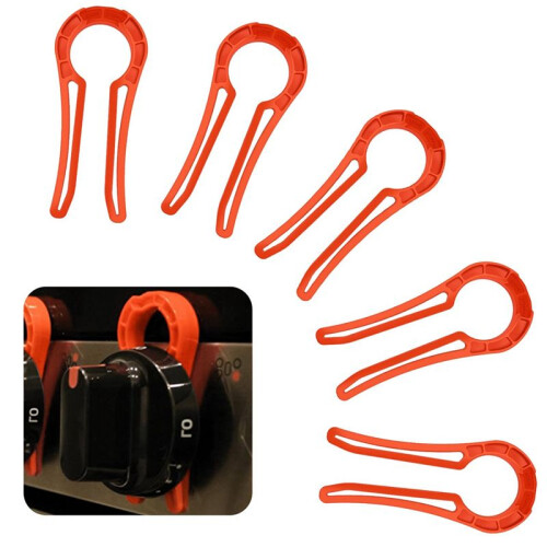 Gas Stove Knob Lock, Stove Knob Locks Proof Oven Knobs Covers Lock 5 Pack 1
