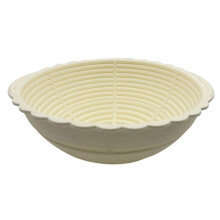Bread Proofing Basket,Silicone Round Bread Foldable Sourdough Baking Basket Waterproof Proofing Bowls,Creamy-White