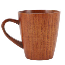 250 ml Handcrafted Jujube Wood Mug – Ergonomic Handle, 3.5″ Height, 3.1″ Diameter – Perfect Tea & Coffee Cup for Men & Women