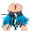 Gothic Lace Feather Arm Warmers Accessory 1 Pair 1
