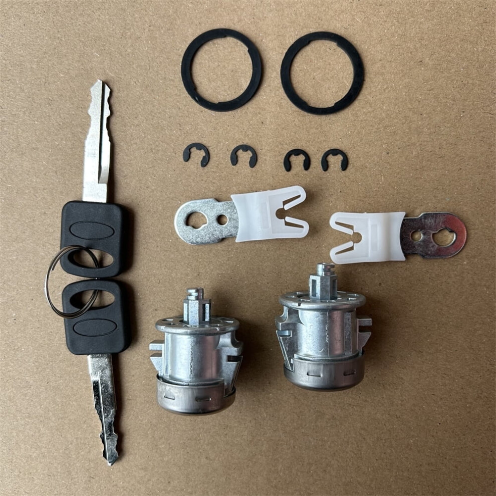 7C3z-1521990-A Door Lock Cylinder & Keys For Ford F150 F350 F250 F450 Super Duty 9009879614487