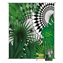 Beach Blanket Sandproof Waterproof Windproof, suitable for outdoor picnics, tent camping, camping mats/86.6*70.8 in