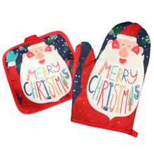 Kitchen Mitts, Christmas Gift Baking Insulated Gloves 2 Set