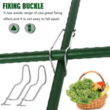 50PCS Plant Trellis Connecting Buckles,Garden Stakes Trellis Clips for Canes,Garden Support Stakes Plant Climbing