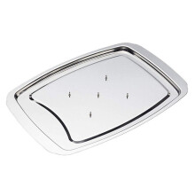 Edelstahl-Truthahn-Nagelbecken, Brathähnchen-Gestell, Truthahn-Gestell, Brathähnchen-Tablett, Backen, Grill-Nagel-Tablett