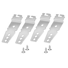 4 Pack Premium Dishwasher Mounting Bracket, Undercounter Dishwasher Bracket with Screws for Whirl-Pool, Ken-More