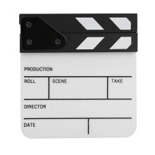 Deska do Krojenia Akcji, Folia Akrylowa Clapboard Suchościeralny Kompaktowy Rozmiar Film Telewizyjny Reżyser Filmowy Cięcie Scena Akcji Deska do