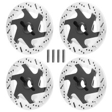 RC Simulation Brake Disc Set Lightweight Aluminum Alloy12mm Hex Compatible Track Width Enhancement Increase Authenticity CNC Machined Durable
