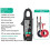 Digital Clamp Meter 9999 Counts True RMS AC/ Current 200A NCV Voltage Tester Frequency Resistance Electrician Tool 4