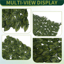Artificial Leaf Privacy Fence Roll Wall Landscaping Fence Privacy Fence Screen Outdoor Garden Backyard Balcony Fence