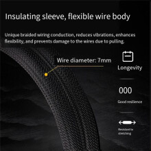 Fever Level Singing Arm Signal Cable Double Lotus with Ground Wire Oxygen Free Copper LP RCA Turntable Cable Audio Cable