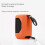 Shockproof Silicone Protective Sleeve Compatible with  Speaker  Dustproof Cover Case Enhanced Grip Orange 2