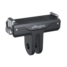 AMAGISN Quick Release Magnetic Adapter for Osmo 360 Action 5 PRO / 4 / 3 Camera Foldable Quick-Release Plate Accessories