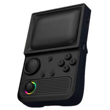 R36T Retro Handheld Game Console 18000+ Games with 3.5 Inch IPS HD Screen Portable Pocket Video Console Black