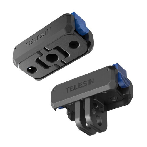 TELESIN Magnetic Two Claw Adapter for  OSMO Action 3/4/5 Pro - Versatile Camera Mounting Solution for Enhanced Filming 2