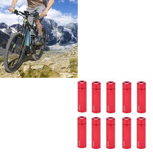 10 Stück Fahrradbremskappen aus Aluminiumlegierung, 5 mm, für Mountain- und Rennräder, Rot
