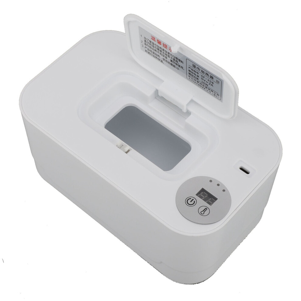 Portable Usb Baby Wipes Warmer With Night Refillable, 200X120x98mm Light
