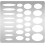 Metal Oval Stencil Template Stainless Steel 1 Piece 1