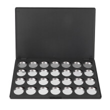 Étui à maquillage magnétique pour palette de fards à paupières vide, personnalisable, portable, pratique et peu encombrant, léger et idéal