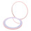 Wireless Charging LED Makeup Mirror Handheld Rechargeable Compact Touch Control Adjustable Brightness Simulated Natural Light Clear Image Lightweight 6