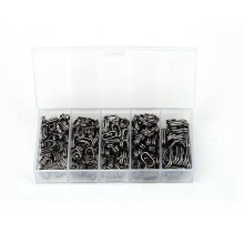 Stainless Steel Split Rings Fishing 180 Pieces