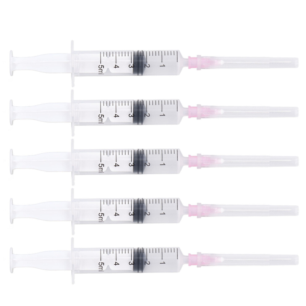 5Pcs 5Ml Plastic Ink Filling Syringe With Scale For Printer Cartridges 3081387685278