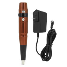 Exquisite Motor Micropigmentation Machine Fashion Designed Frosted Alloy Body Less Vibration Adjustable Needle Length Powerful Motor For Eyeliner Lip