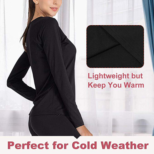 (XL) Women\'s Thermal Underwear Set - Soft Plush Lined 1
