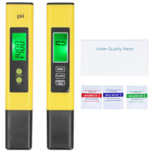 Hochpräzises digitales Wasseranalysegerät mit pH-Wert-Messung, TDS- und EC-Messung, Haltefunktion, automatischer Temperaturkompensation und