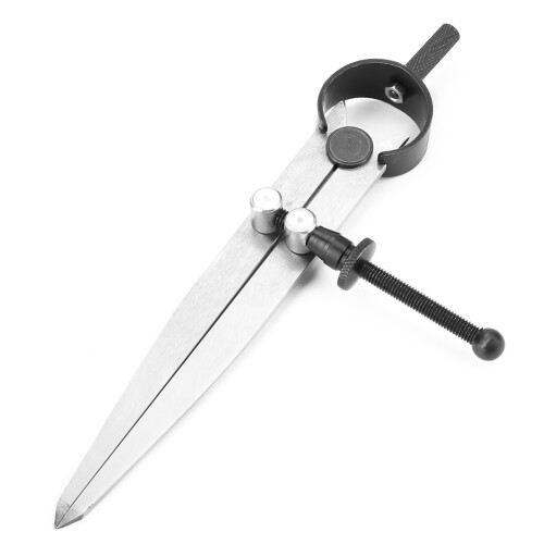 Spring Leather Divider 100mm Rotating Compass for Leathercraft and Sewing