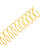 Gold Spiral Binding Coils 14.3mm for A4 Projects 48 Teeth 115 Sheets 9/16in 8