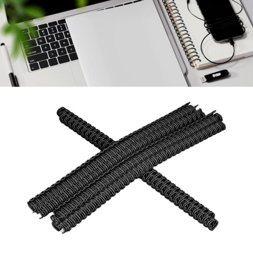 100Pcs Double Loop Wire Binding Spines 34 Teeth 7.9mm Diameter