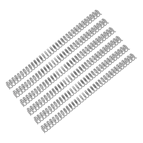 100PCS A4 Binding Wire 1/2in Diameter 34 Loops Black