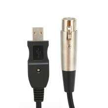 USB zu XLR Adapterkabel 3m Mikrofon Recording Studio Audio
